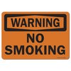 Signmission OSHA Warning Sign, No Smoking, 14in X 10in Aluminum, 10" W, 14" L, Landscape, No Smoking OS-WS-A-1014-L-19699